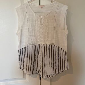 Skies are Blue sleeveless blouse